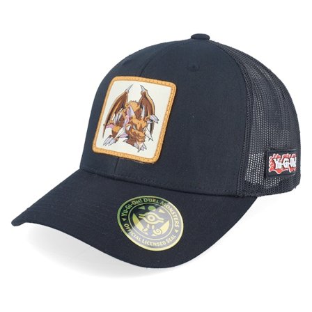 Yu-Gi-Oh! - Černá trucker Kšiltovka - Thousand Dragon Black Trucker - Yu-Gi-Oh @ Hatstore