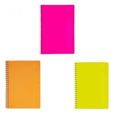 Astra Kål Linje Koozeszyt A5/80K Fluo