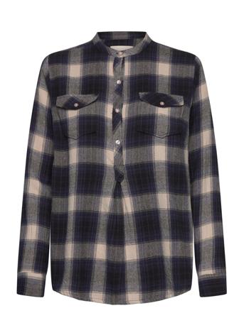 Super Shirt Check Blue Moshi Moshi Mind