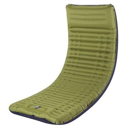 Selvopustelig Campingmåtte, Sammenfoldelig Udendørs Måtte, Ultralet Vandafvisende Sovemåtte med Fodpumpe_TF_TF