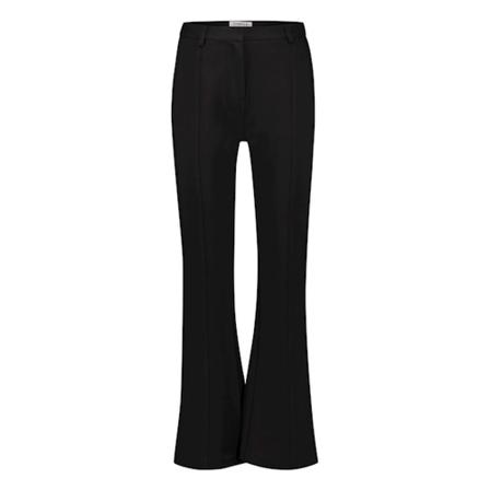 Simple Yelma flaired pants Black , Zwart , Dames , Maat: M