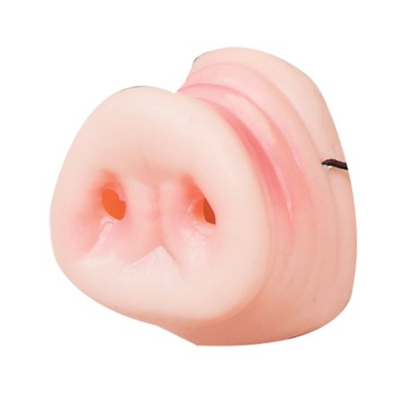 Bristol Novelty Faux Pig Nose Mask One Size Pink