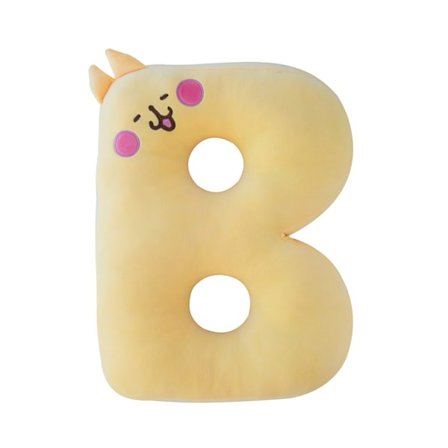 Gul Kanahei bokstav B Plyschleksak Barnpresent 60cm