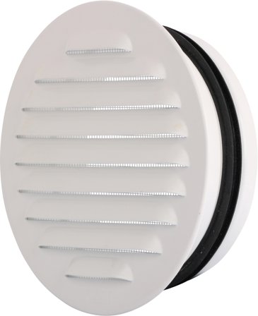 Flexit 117219 Ventilrist hvit, med stuss 125 mm, Ventilasjon