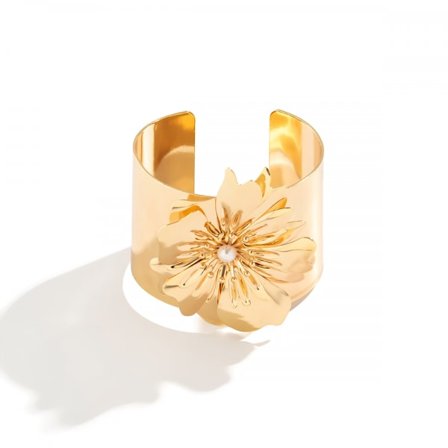 Armband Blomma Armlet Arm Cuff Blomma Öppen Armband Minimalistisk Armband A