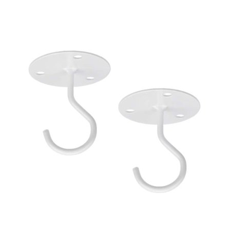 Vægmonterede loftskroge Hængende lysekronepladekrog Plantekurve Hængekroge til lampeskærm, fuglefodere, plantekasser, lanterner, vindspil