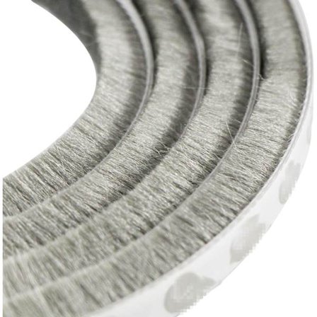 Selvklebende støvtett børstelist for skyvedører og vinduer