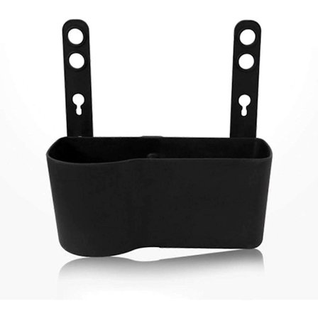 Mattholder for bilens nakkestøtte - Klassisk svart koppholder, bærbar, justerbar koppholder for seteryggen, kvalitetsbrett for bilen for alle dine 