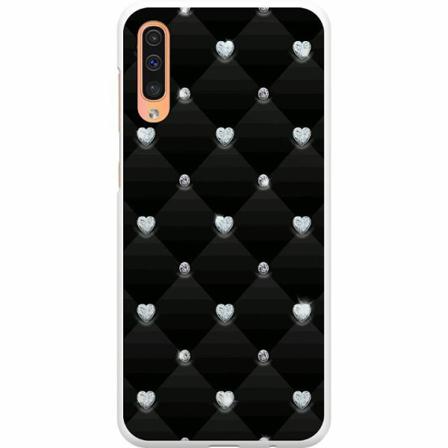 Samsung Galaxy A50 Premium Skal Bling Heart