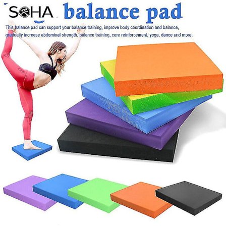 Balance Foam Pad Yoga Mat Exercise Liukumaton Vedenpitävä Pehmeä Fitness