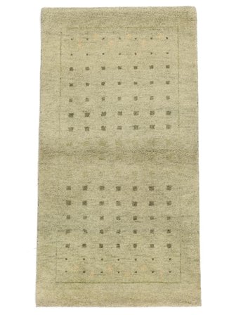 Tapis Gabbeh Indo Fine 90X167 Jaune Foncé (Laine, Inde)