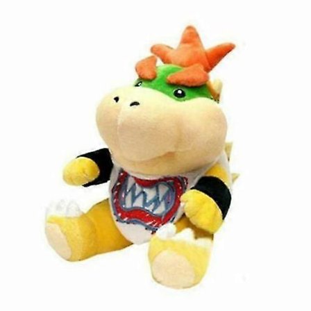 7" Baby Bowser Jr Koopa Plyslegetøj Super Mario Bror Fyldt Dyr Julegave