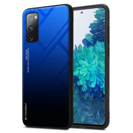 Fodral till Samsung Galaxy S20 FE Skal i BLÅTT - SVART Fodral Skydd Tvåfärgad TPU