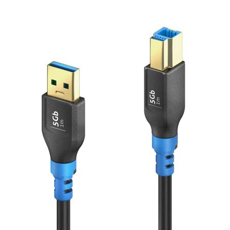 PURELINK | FlexInstall | USB-A - USB-B | 3.2 Gen 1 | 1m | Black