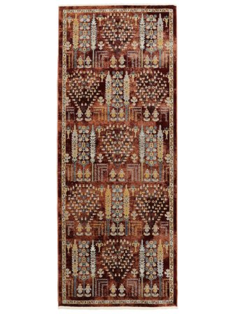 Waschbar Klein Razavi Teppich - Rost 100X250 Im Klassischen Stil