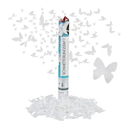 Konfettikanuuna 40 cm perhosia