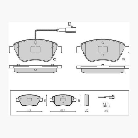 Biltema - Bremseklosser
