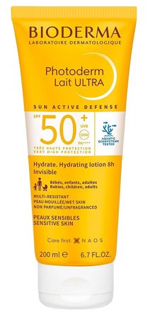 Bioderma Photoderm Lait Ultra SPF 50+ 200 ml, Skincare, Til Mor & Barn, Skincare Til Børn