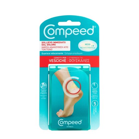 Compeed Cerotti Vesciche Medio 5 Pezzi