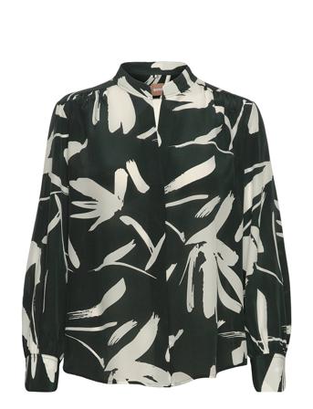 Banora15 Blus Långärmad Multi/mönstrad BOSS