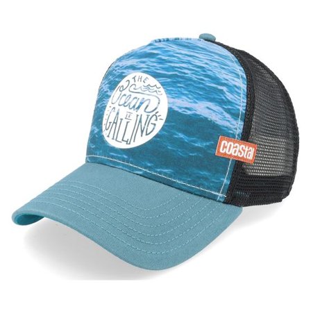 Coastal - Blå trucker Keps - Ocean Calling Navy Trucker @ Hatstore