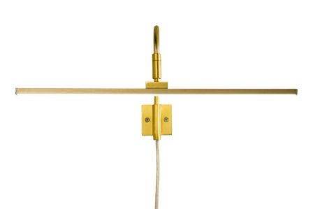 Aneta Lighting MIRO maleribelysning, gull, LED 450 lm