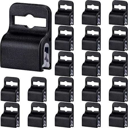 Klippekortklemme Sort swipe-kortholder【CA】