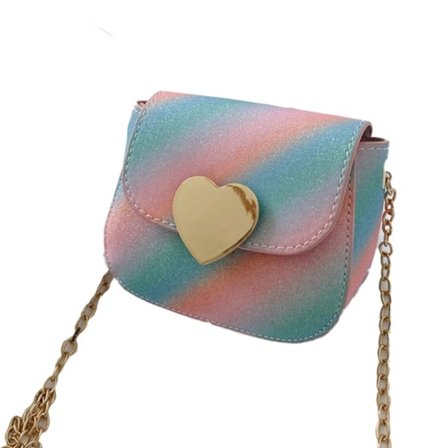 IC Liten flickväska Söt Mini Toddler Cross-body väska Barn