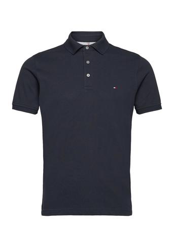Core 1985 Slim Polo Polos Short-sleeved Blå Tommy Hilfiger