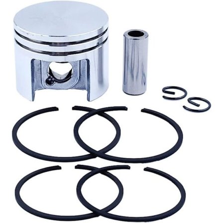 10mm Stempel Sæt 38mm Stempel med 2 stk. Ringe Kompatibel med Stihl MS180 018 MS 180 Motorsav Udskiftning Reservedele Hg