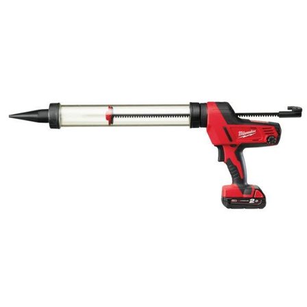 Milwaukee C18 PCG/600T-201B Fugepistol med batteri og lader, Maskiner