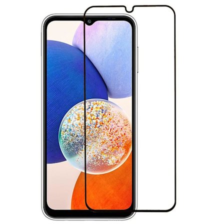 SKALO Samsung A14 4G/5G FULL-FIT Hærdet Glas Skærmbeskyttelse