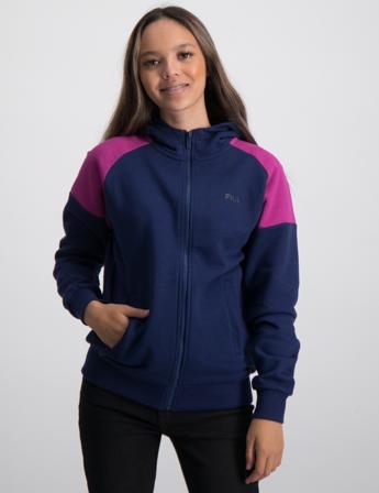 Fila BRA zip jacket with hood Blau Hoodies/Kapuzenpullover Mädchen - Kidsbrandstore