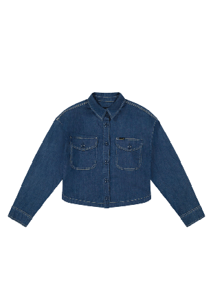 Lee Flap Pocket Shirt Skjortor Dam Blå L