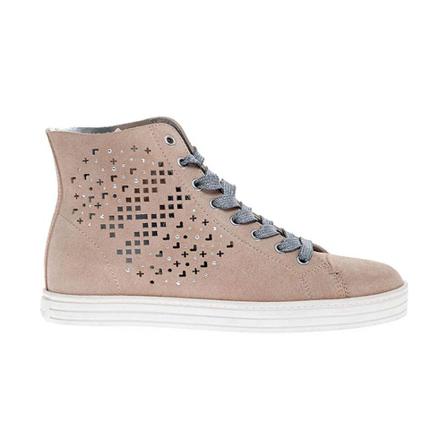 Hogan Sneakers rising in perforated leather crust inbo, Dame, Størrelse: 40 EU
