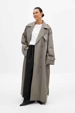 Josefine HJ x NA-KD Trench oversize - Trenchcoats - Beige - EU 44