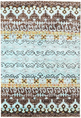 Quito 160X230 Light Blue Silk Rug