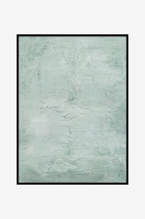 Malerifabrikken - Alkuperäismaalaus Simple Living 4 , mukana kehykset - Vihreä - Taulut - 90X120 - - Homeroom