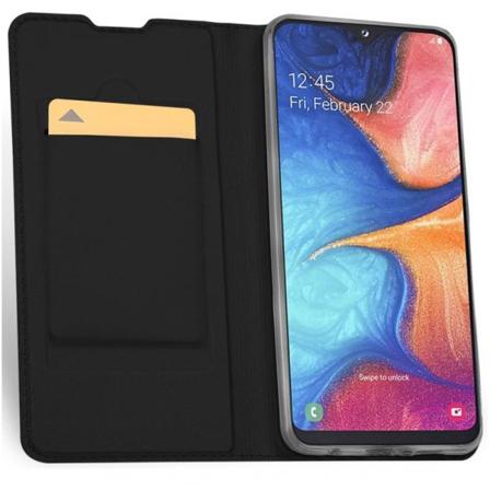 Samsung A20e Flipfodral Smooth Kortfack Svart