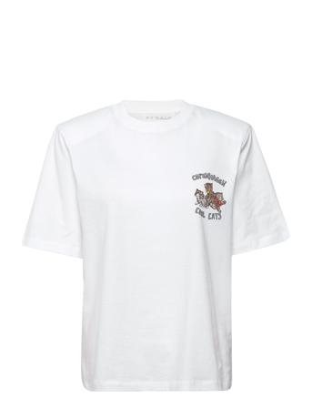 Emery Print T-Shirt White REMAIN Birger Christensen