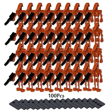 100 Stykker / Parti af Kamprobot Kavalleri K2-so Dukker Byggeklodser Bygge Model Sæt Kits Klodser Gør-det-selv Børnelegetøj Kompatibelt Med