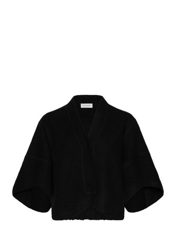 House Of Dagmar Short Wool Cardigan - Black - XS