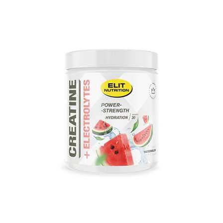 Elit Nutrition Kreatin + Elektrolyter 300 g (2 smaker), Watermelon - Bodyman.dk