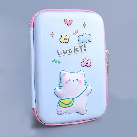 Creative Blyant Etuier Tegnefilm Søde Pen Tasker Kawaii Etuier Lynlås Blyant Etuier