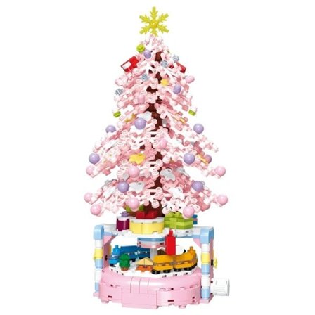 Kreativ venner jule tre tog modell byggeblokker