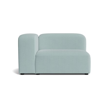 Milo XL hjørnemodul, venstrevendt - Lincoln Pastel Blå - 100x130x72 - Sofa