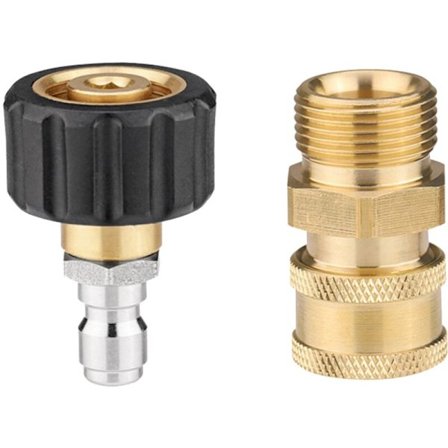 Painepesurin adapterisarja M22-14mm kääntyvä 1/4 ulkoinen kierre Push-in liitin