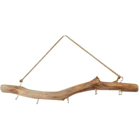 Naturlig drivvedkrok - Drivvedgrener - Veggdekorasjon og henger - Hengende krok