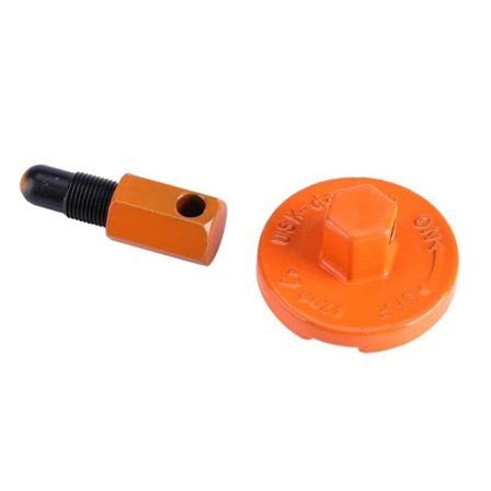 Vauhtipyörän kytkimen pysäytyspistoni, purkutyökalu Husqvarna Rancher 340 345 346 350 351 353 445 450 455 460 502 54