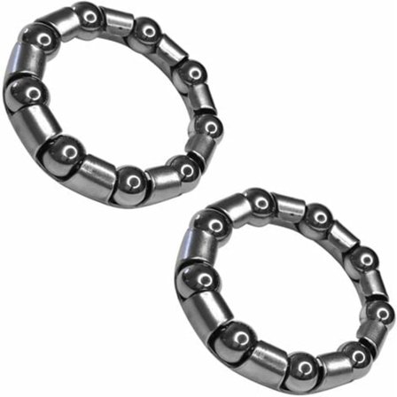 2 Stål Cykellager 32mm 45mm 9 Kulor 7.94mm Universal DIY Cykel Vevlager